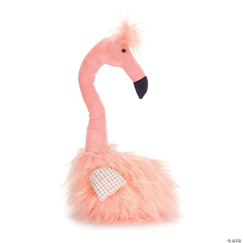 Melrose International Plush Flamingo Shelf Sitting Decor, 20 Inches Image