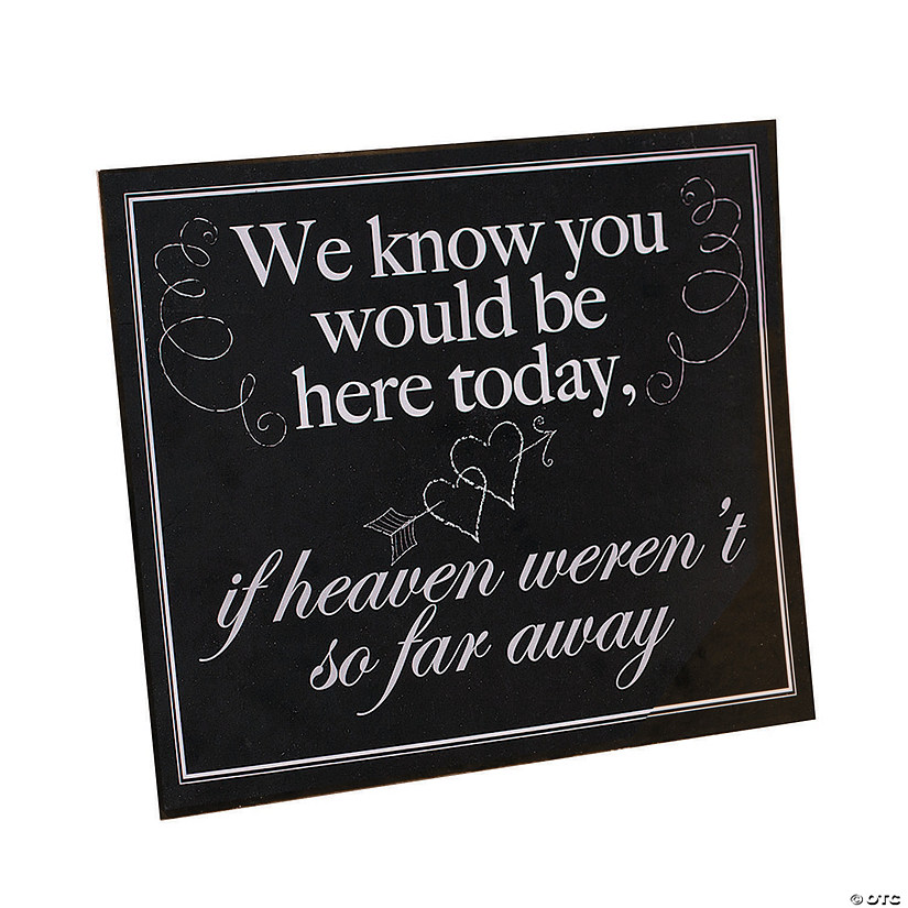 Memorial Wedding Sign Image