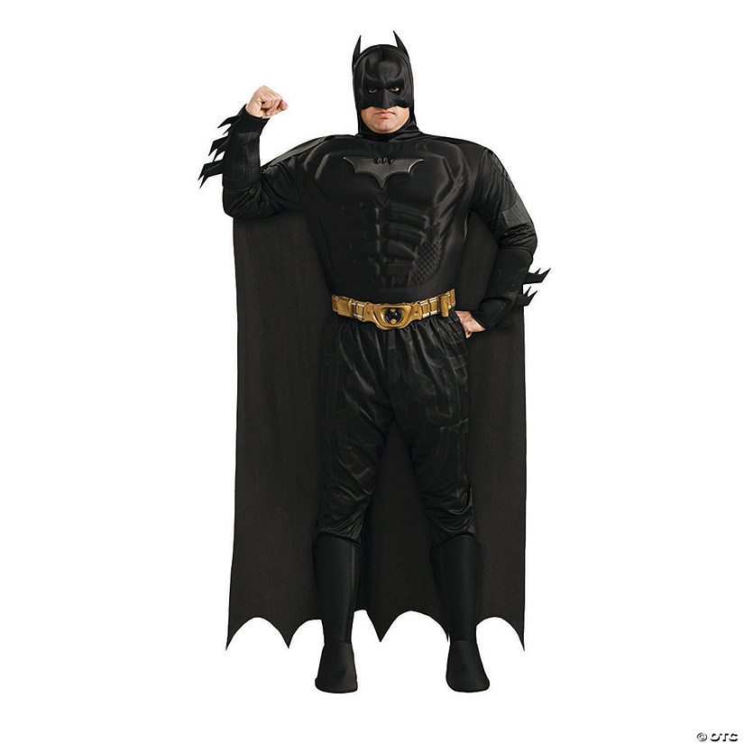 Men's Deluxe Muscle Chest Batman&#8482; Costume Image