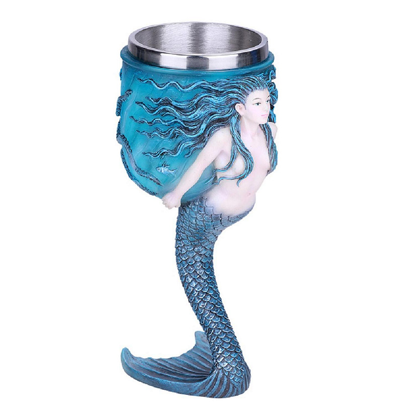 Mermaid Goblet Chalice Wine Cup New Image