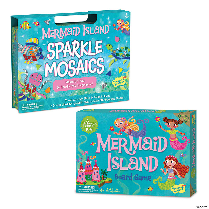 Mermaid Island Game and Sparkle Mosaics with FREE Diary Image