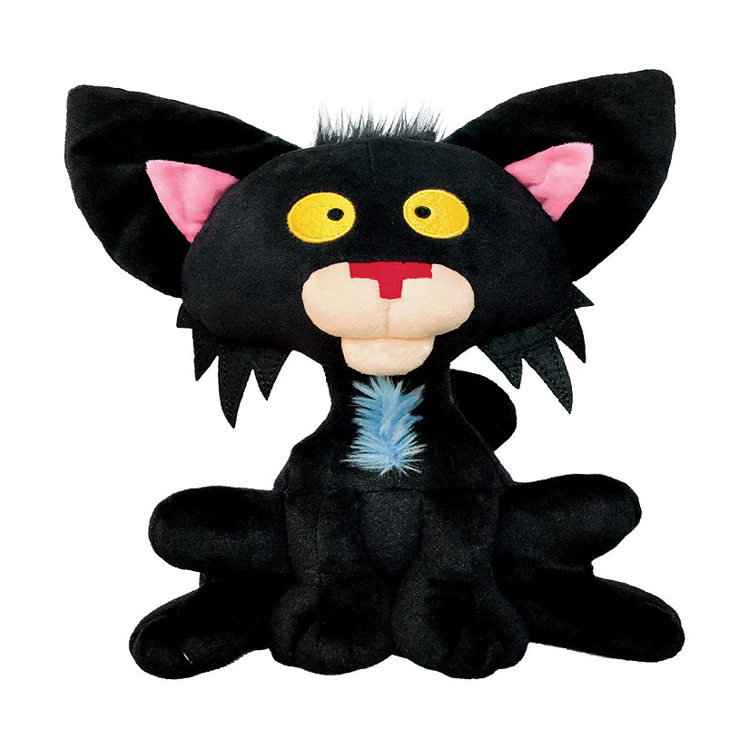 MerryMakers - BAD KITTY 11" Black Plush Cat Image