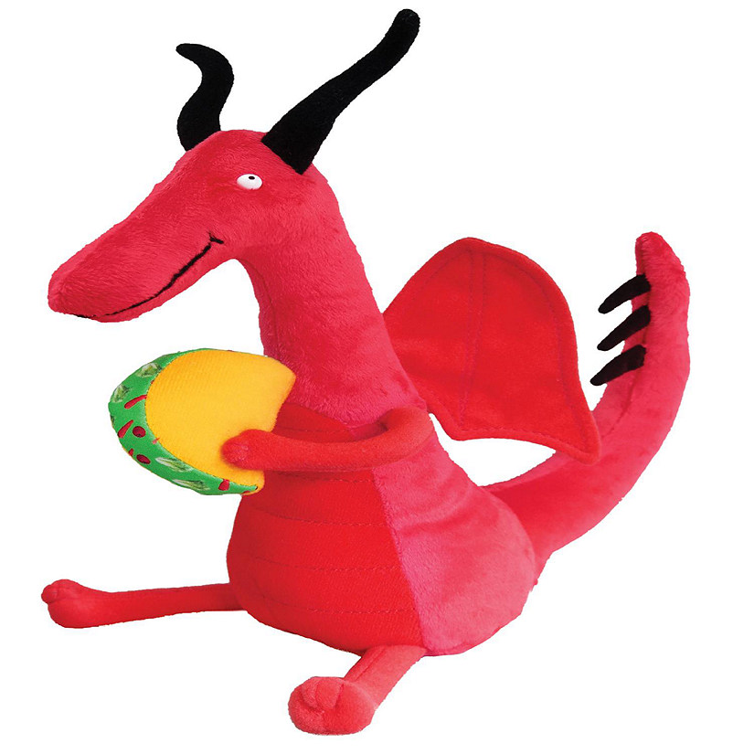 MerryMakers - DRAGONS LOVE TACOS 10" Red Plush Image