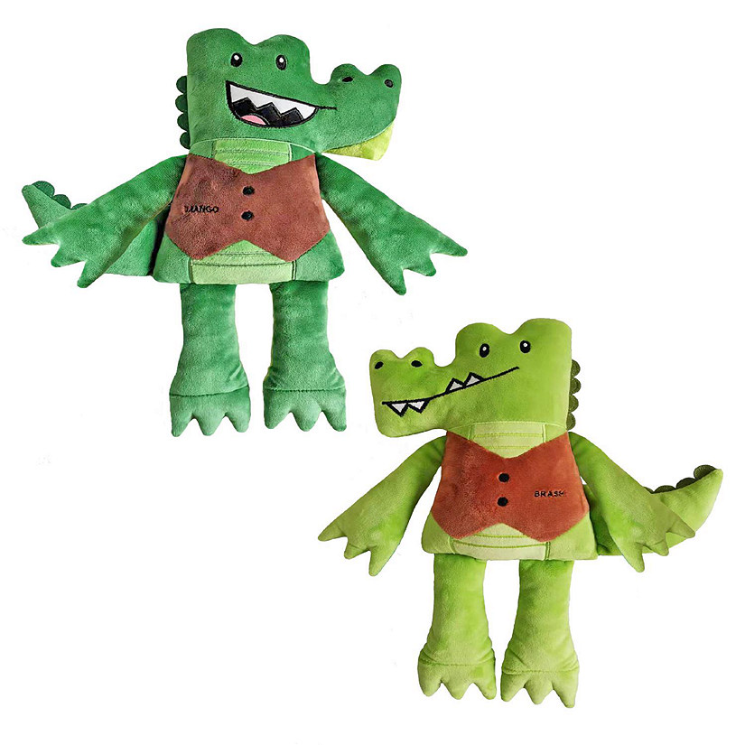 MerryMakers - INVESTIGATORS 14" Green Plush Flip Alligator Image