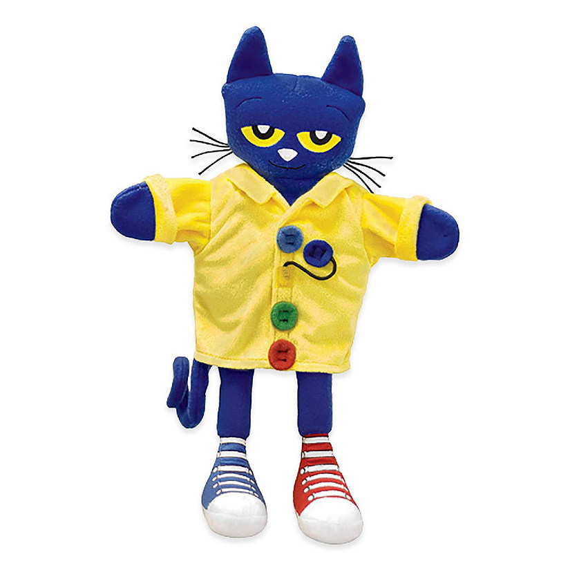 MerryMakers - PETE THE CAT GROOVY BUTTONS 14.5" Multi-Colored Puppet Image