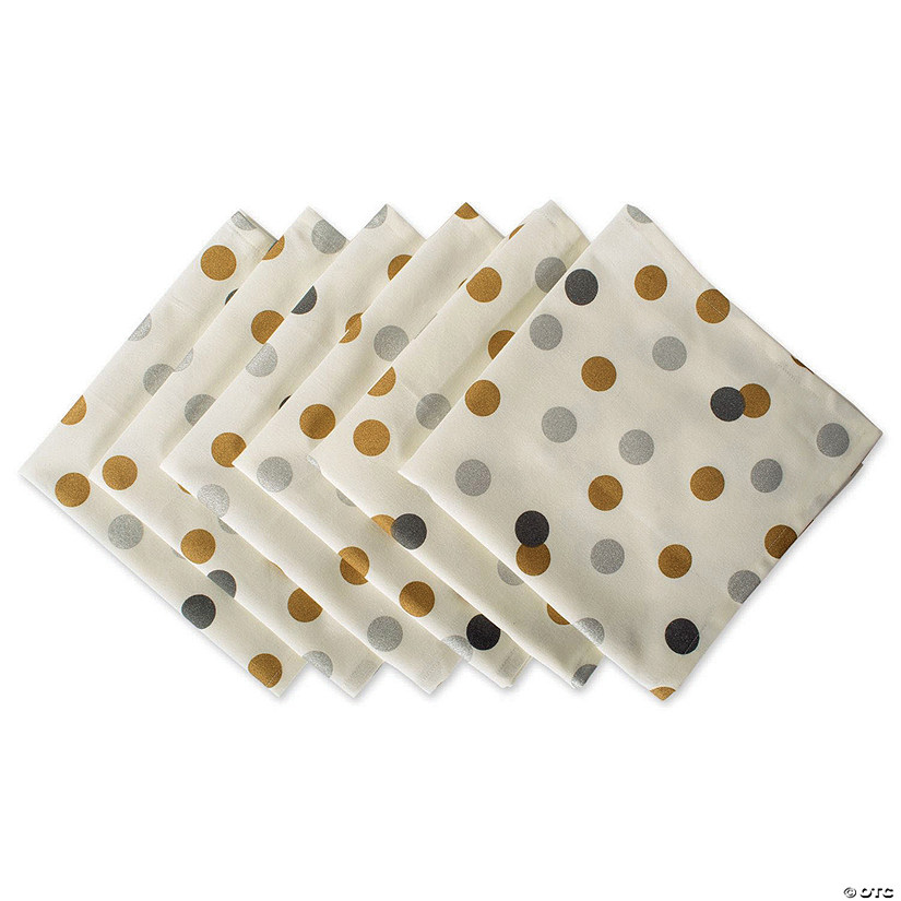 Metallic Confetti Napkin (Set Of 6) Image