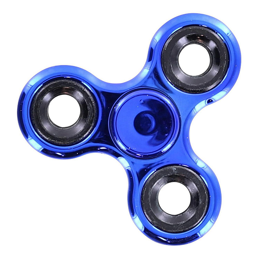 Metallic Fidget Spinner  Blue Image