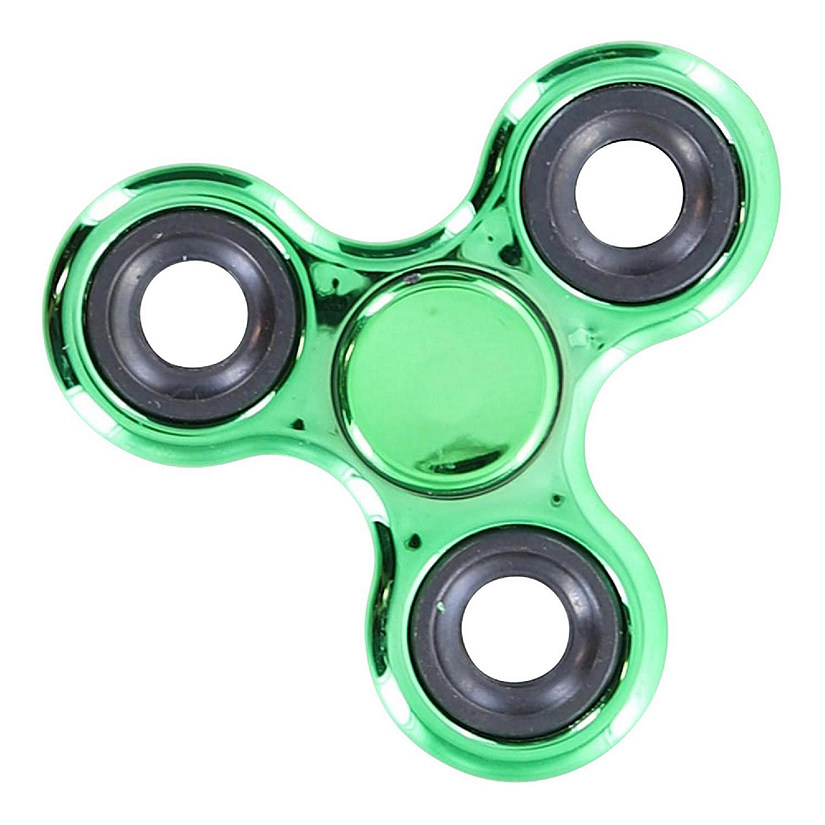 Metallic Fidget Spinner  Green Image