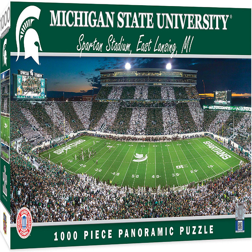 Michigan State Spartans - 1000 Piece Panoramic Jigsaw Puzzle Image