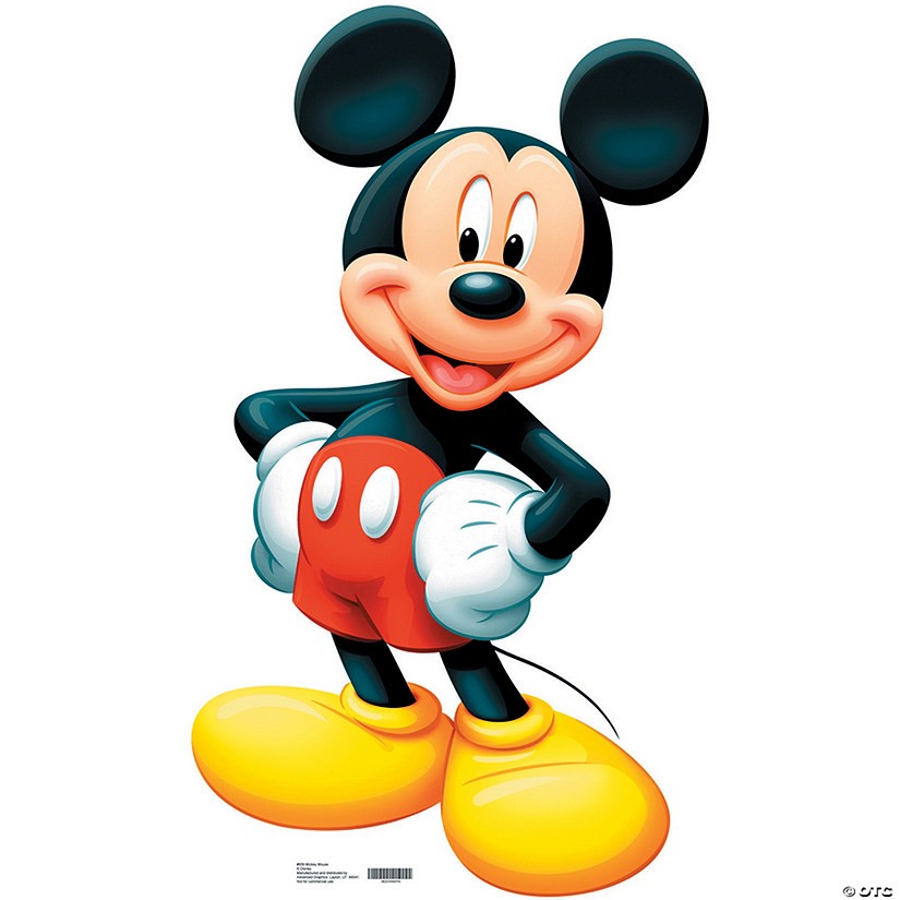 Mickey Mouse Cardboard Stand-Up Image