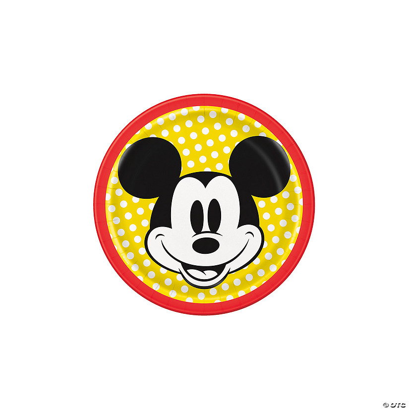 Mickey Mouse Party Paper Dessert Plates - 8 Ct. Image