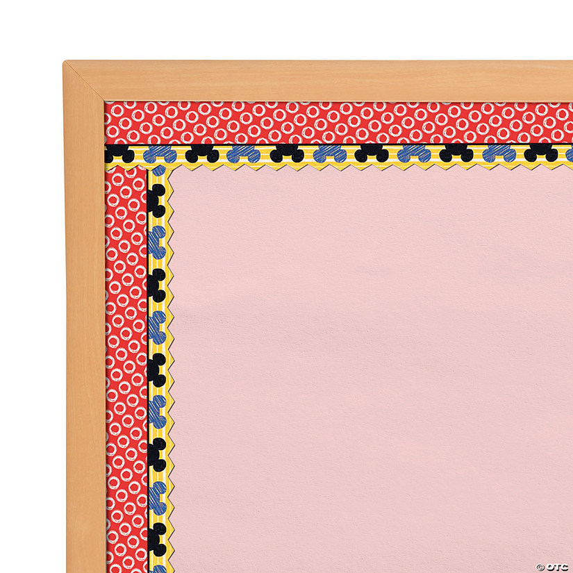 Mickey Mouse<sup>&#174;</sup> Color Pop Wide Bulletin Board Borders - 12 Pc. Image