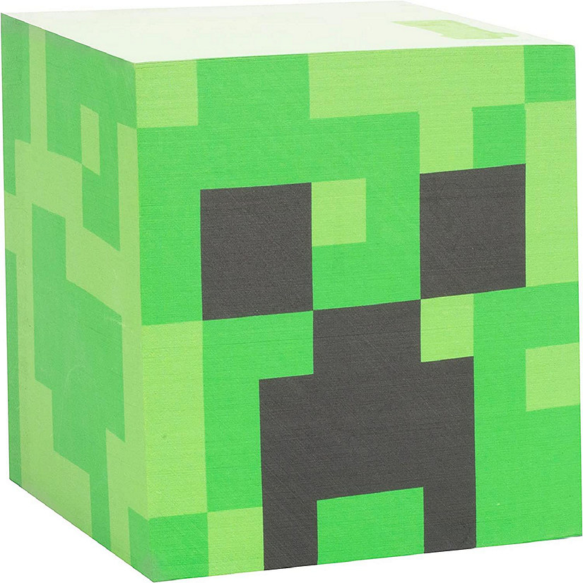 Minecraft Creeper Sticky Note Cube Image