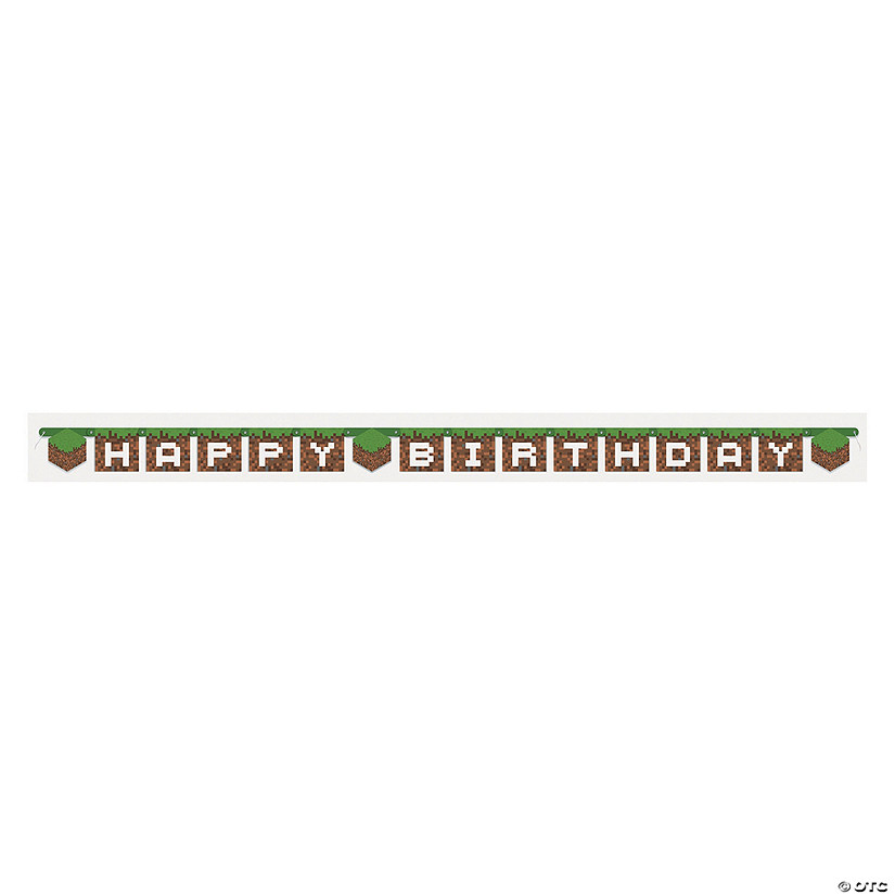 Minecraft<sup>&#174;</sup> Jointed Birthday Banner Image