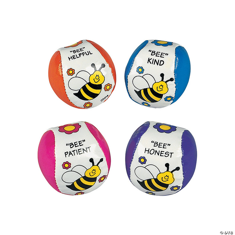 Mini Bee Your Best Kickballs - 12 Pc. Image