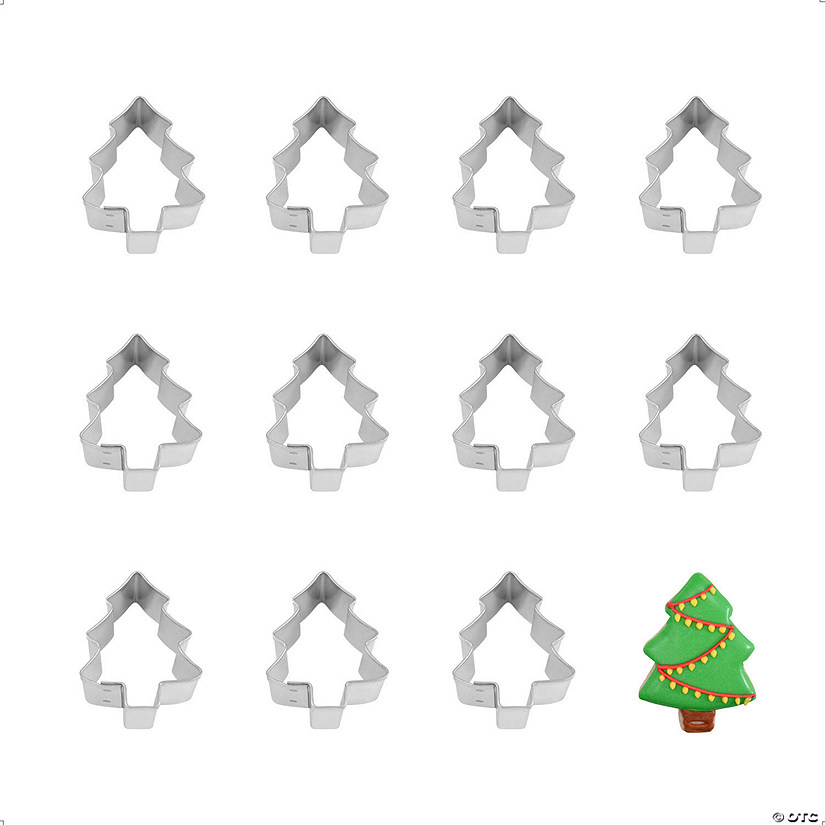 Mini Christmas Tree Cookie Cutters Image
