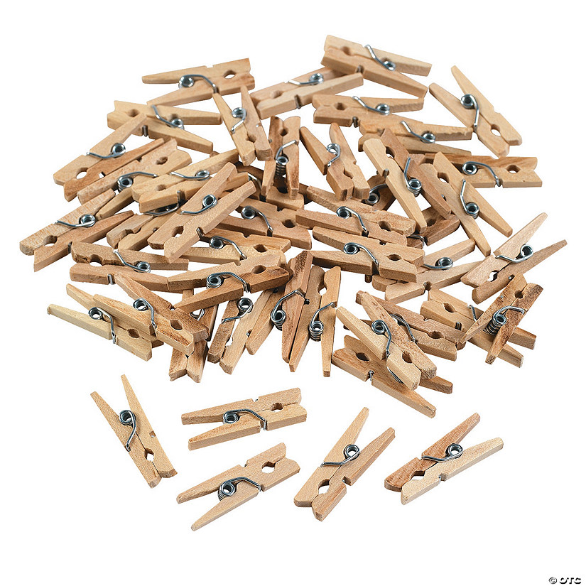 Mini Clothespins - 50 Pc. Image