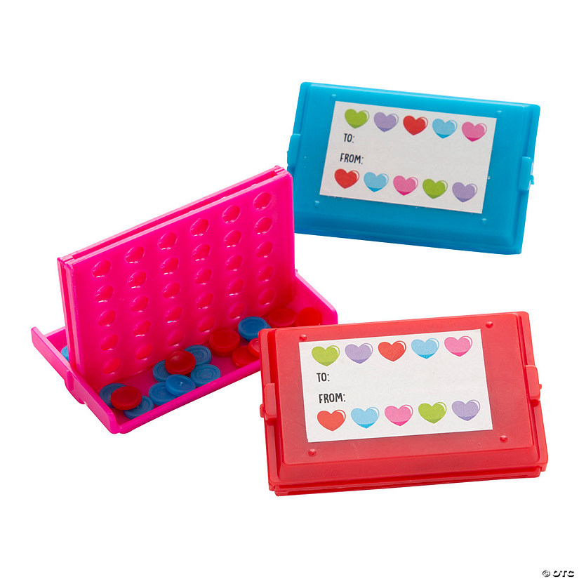 Mini Connect Disc Game Valentine Exchanges for 12 Image