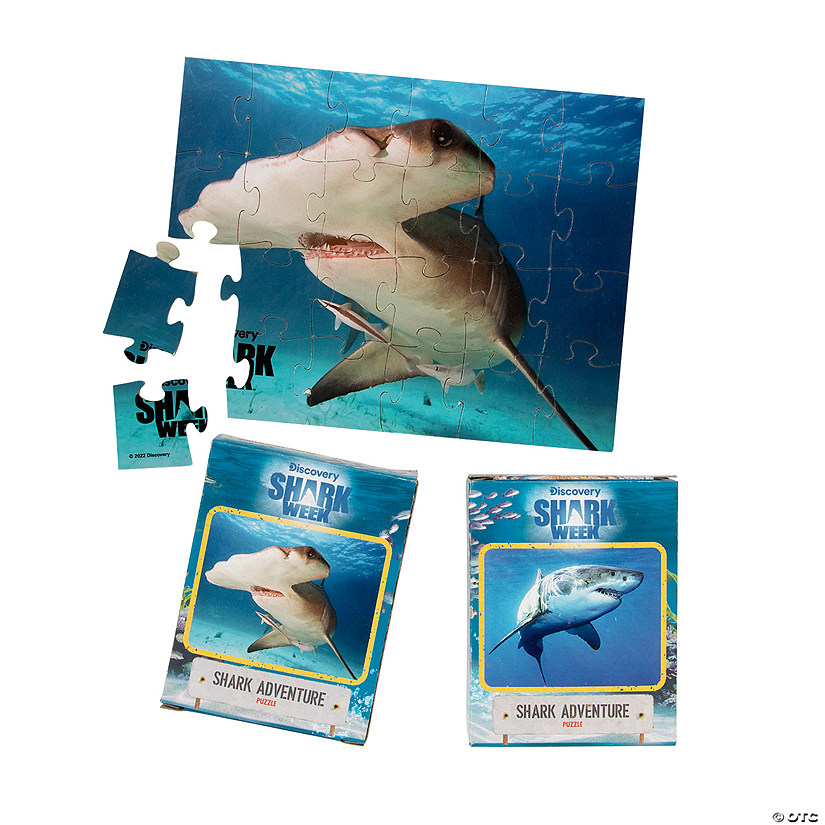 Mini Discovery Shark Week&#8482; Puzzles &#8211; 12 Boxes Image