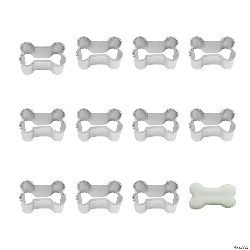 Mini Dog Bone Cookie Cutters Image