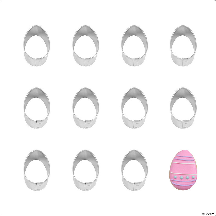 Mini Easter Egg Cookie Cutters Image