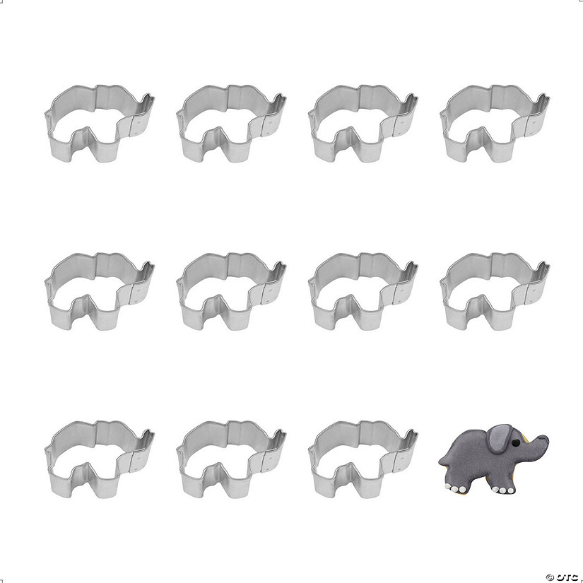 Mini Elephant Cookie Cutters Image