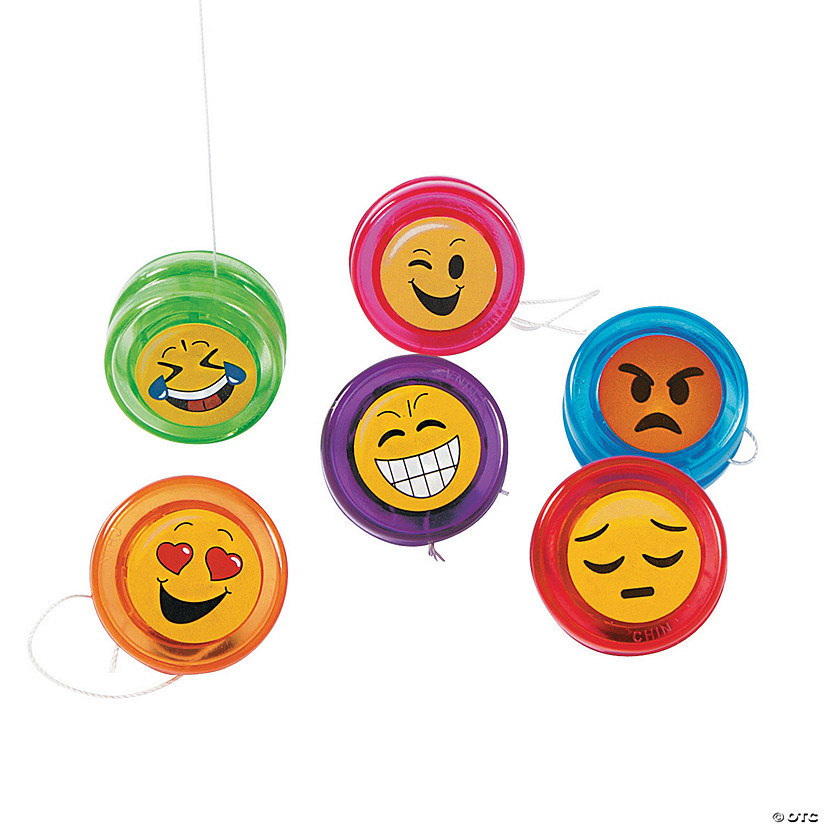 Mini Emoji YoYos - 12 Pc. Image