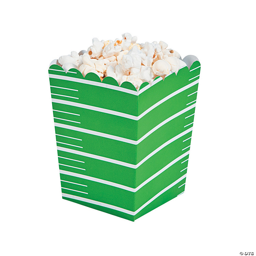 Mini Football Popcorn Boxes - 24 Pc. Image