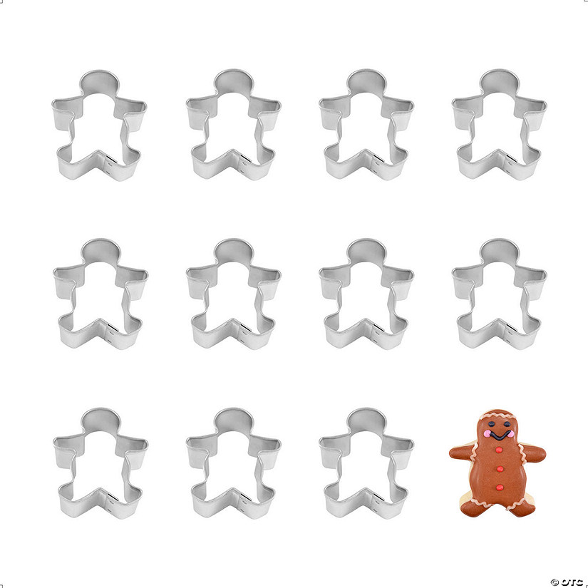 Mini Gingerbread Boy Cookie Cutters Image