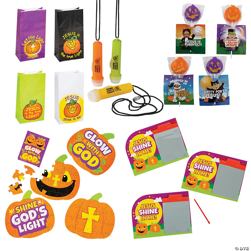 Mini Halloween Faith Boo Bag Kit for 12 Image