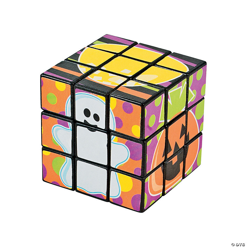 Mini Halloween Puzzle Cubes - 12 Pc. Image