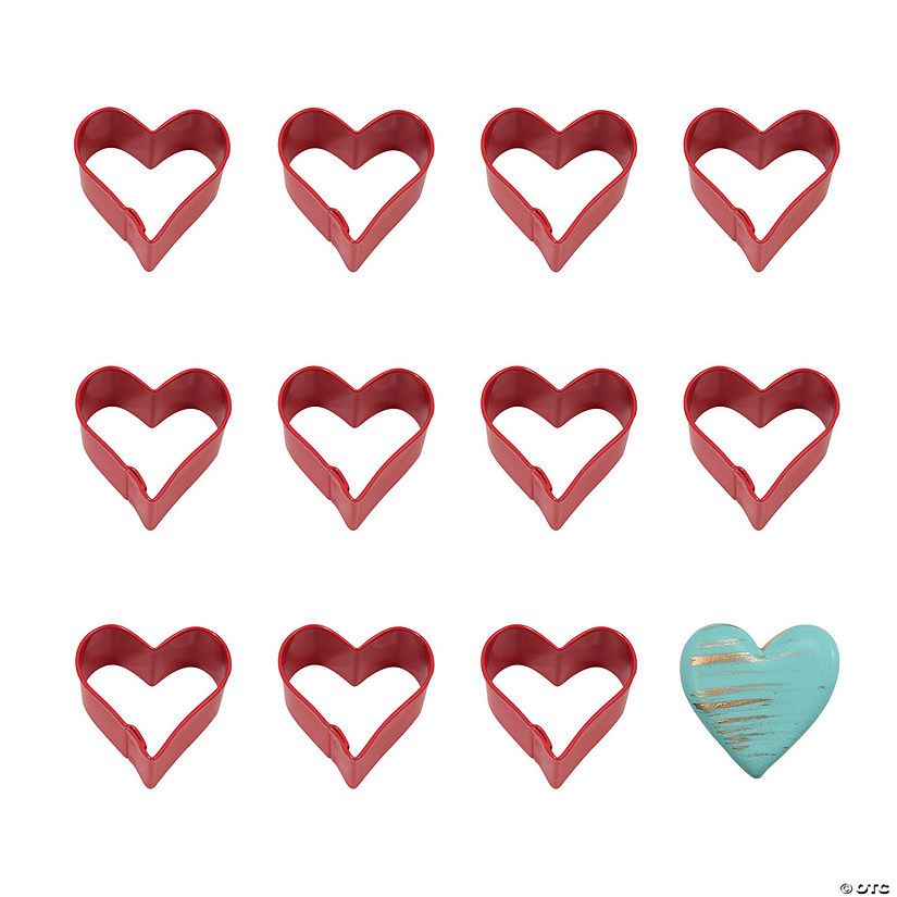 Mini Heart Cookie Cutters Image