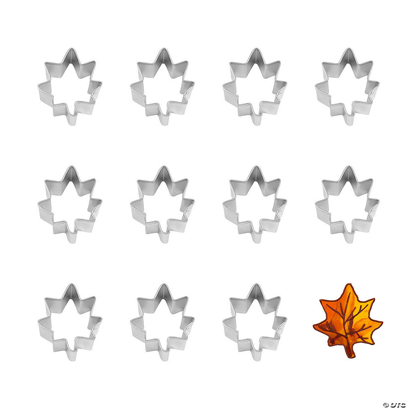 Mini Maple Leaf Cookie Cutters Image