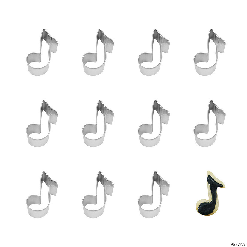Mini Music Note Cookie Cutters Image