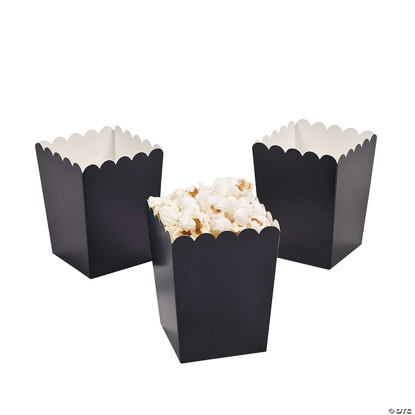 Mini Navy Blue Popcorn Boxes Image