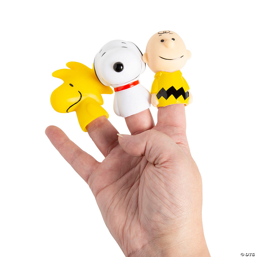 Mini Peanuts<sup>&#174;</sup> Character Finger Puppets - 12 Pc. Image
