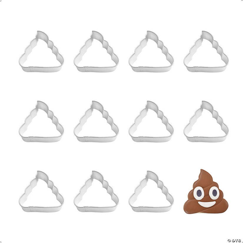 Mini Poop Emoji Cookie Cutters Image