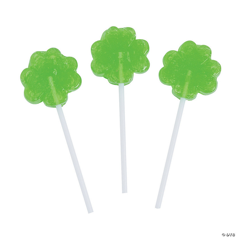 Mini Shamrock Lollipops - 57 Pc. Image