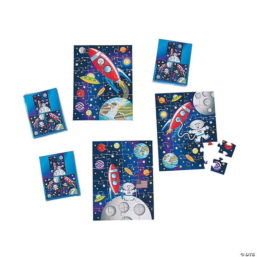Mini Space Puzzles - 12 Boxes Image