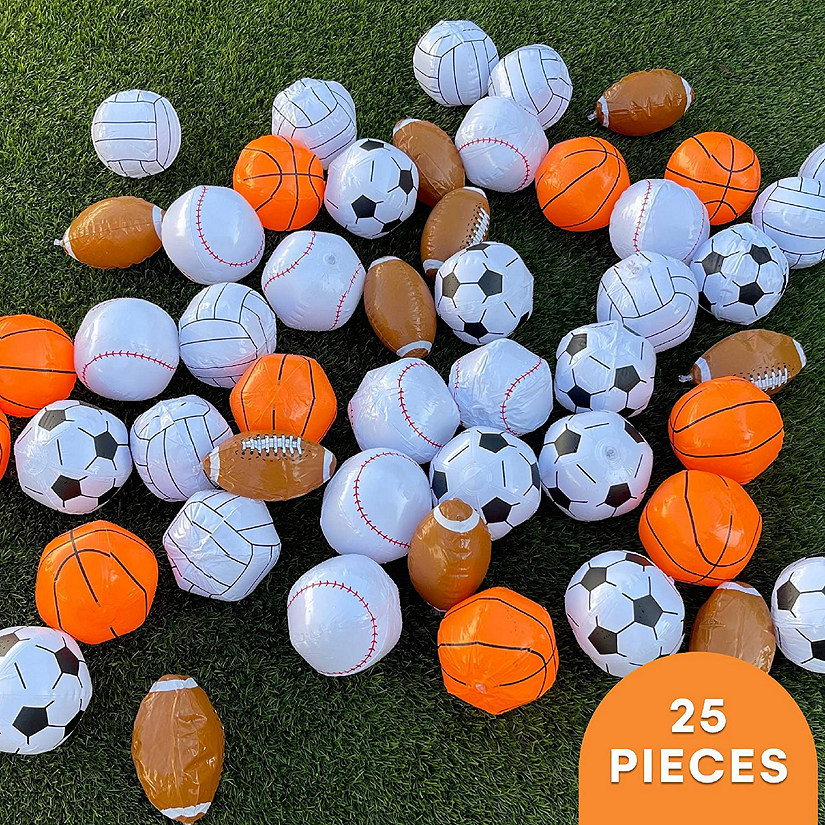 Mini Sport Balls Bulk - 9" Image