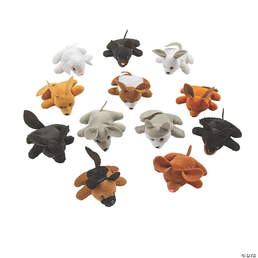 Mini Stuffed Dog Pound Collection - 24 Pc. Image