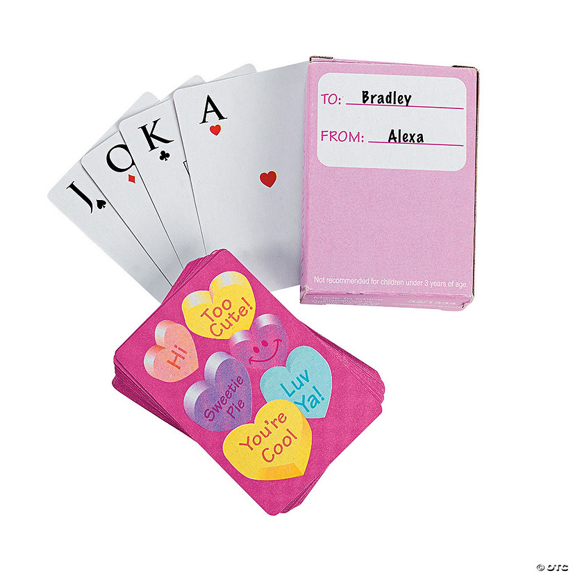 Mini Valentine Exchange Playing Cards - Discontinued