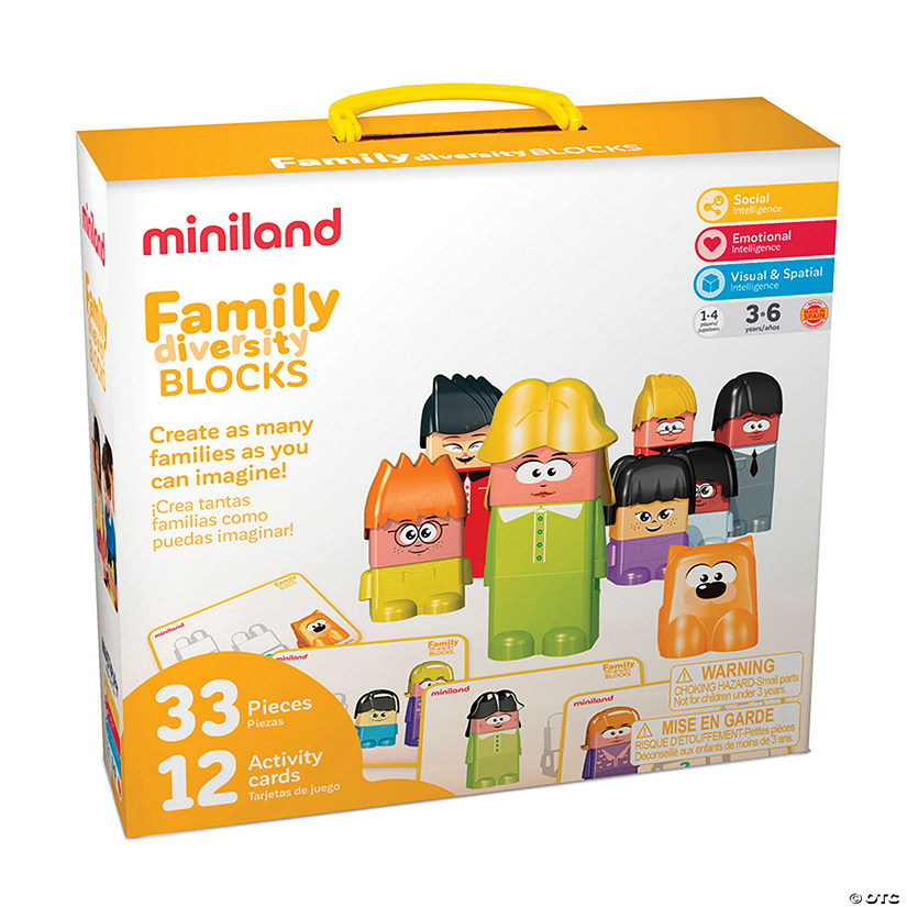 Miniland Educational Family Diversity Blocks Image
