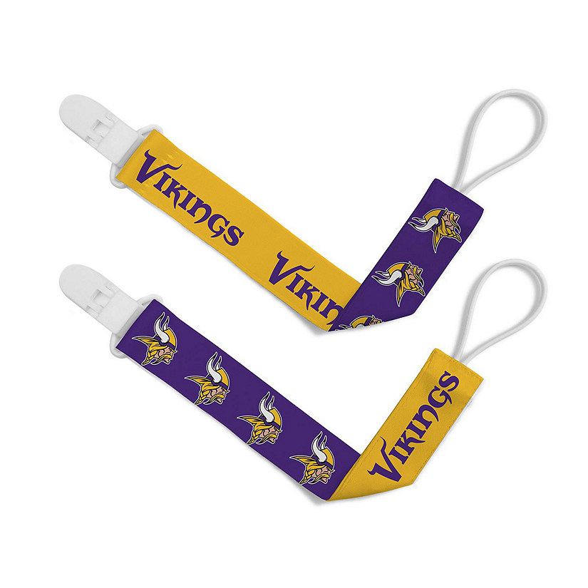 Minnesota Vikings - Pacifier Clip 2-Pack Image
