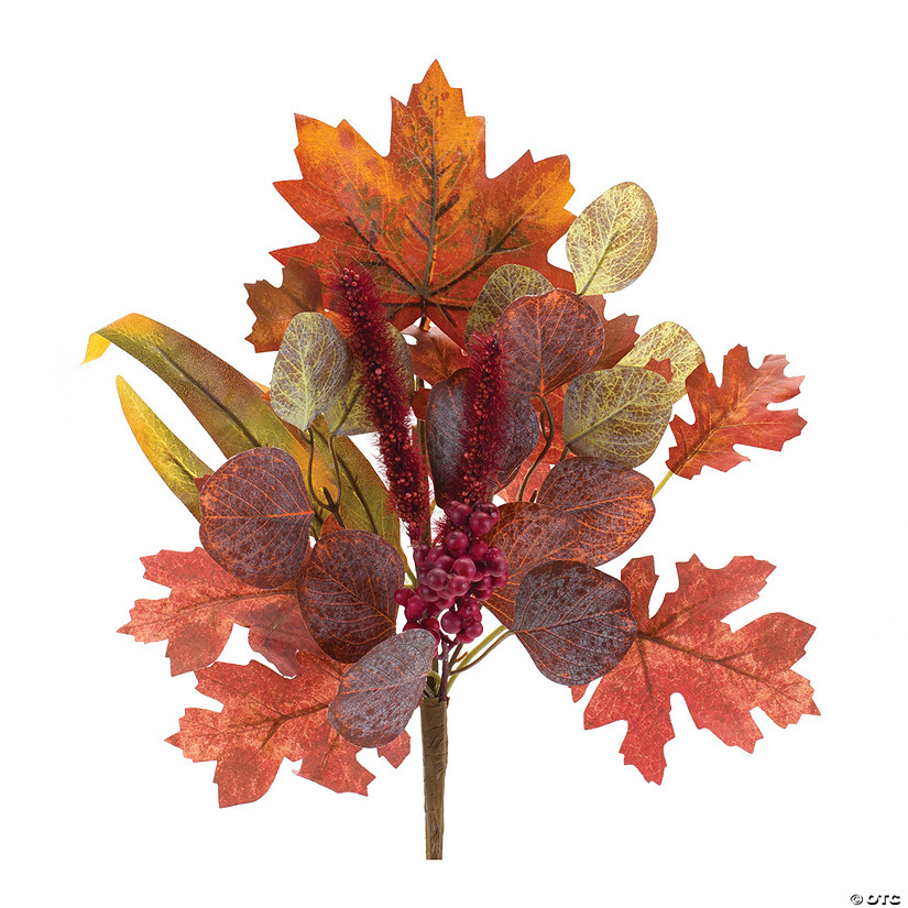 MiPropered Fall Leaf Pick (Set Of 6) 16"H Polyester Image