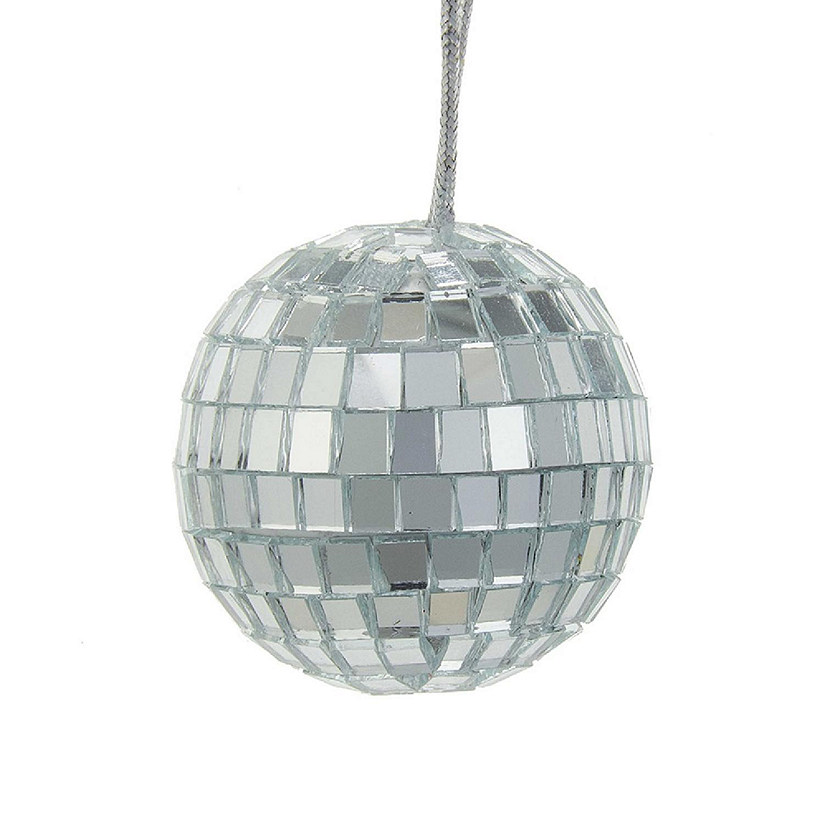 Mirrored Disco Balls Glass Christmas Ornaments Set of 12 C1520 New Image