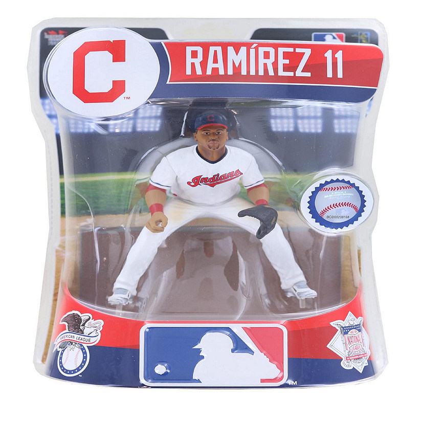 MLB Cleveland Indians 6 Inch Figure  Jose Ramirez Image