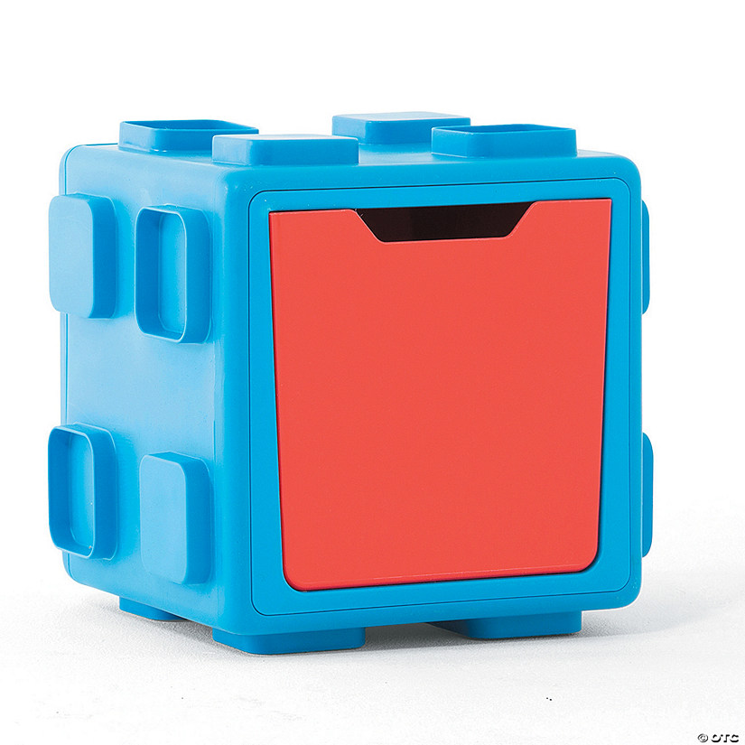 Modular Toy Storage Box: Blue/Red Image