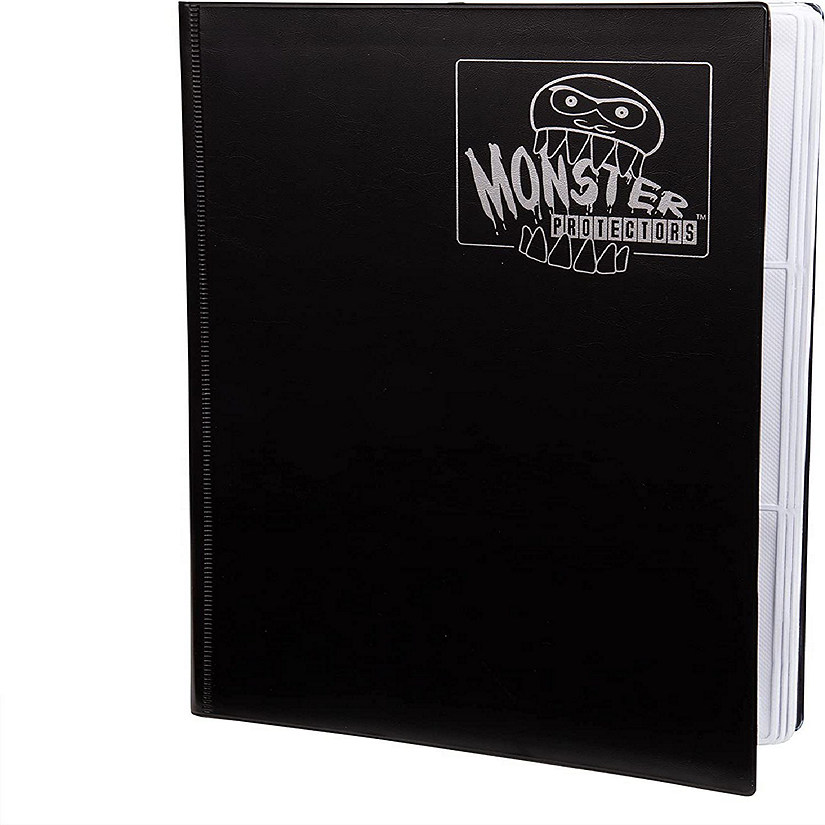 Monster Protectors 9 Pocket Side Loading Trading Card Album -Holds 360 TCGs - Works w/ Yugioh, Magic The Gathering, Pok&#233;mon & Sports Cards-Safe & Secure Storage Image