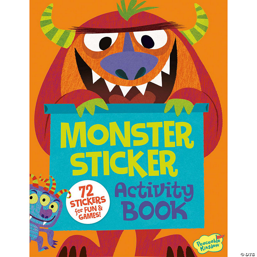 Monster Sticker Activity Book Image